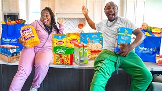 WE WENT GROCERY SHOPPING FOR OUR HOUSE!   FRIDGE RESTOCK