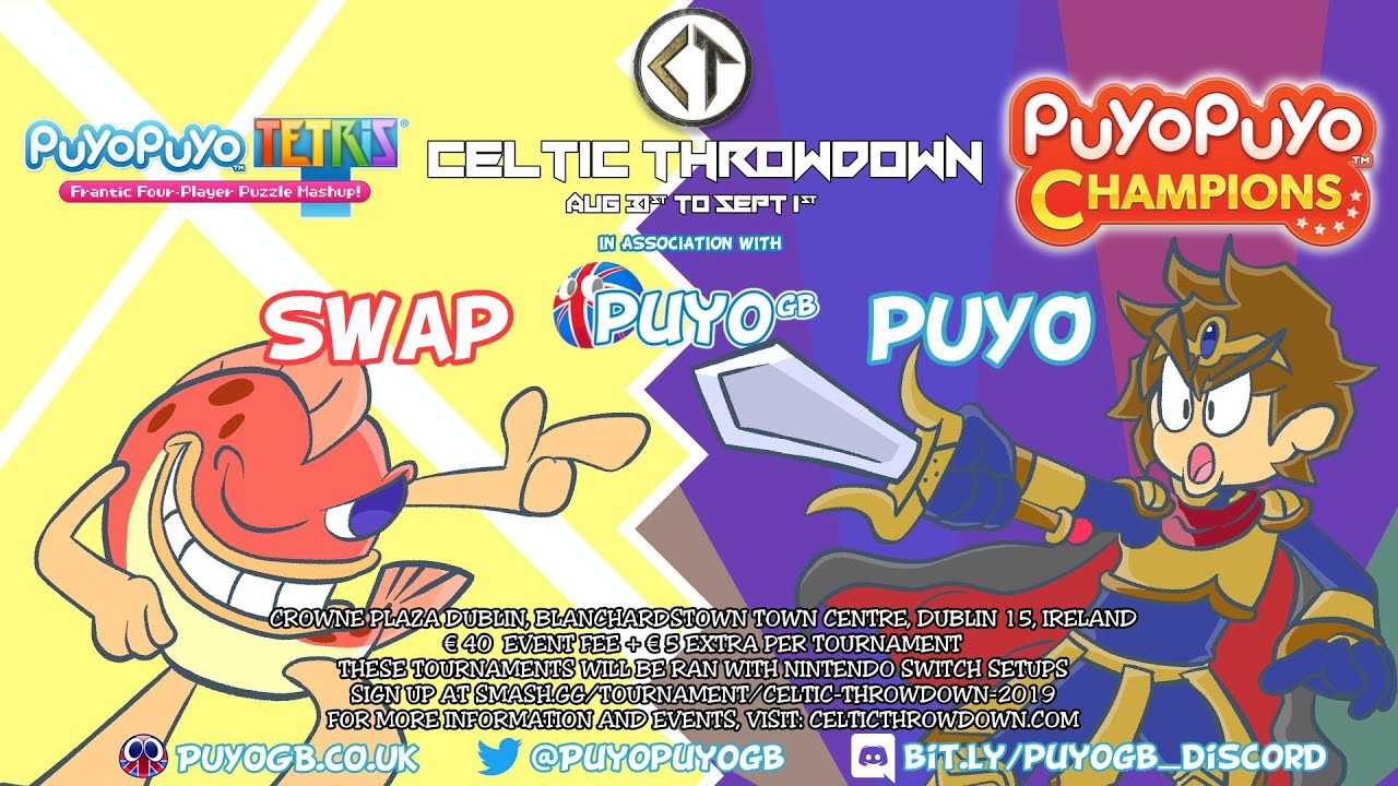 PuyoGB @ Celtic Throwdown 2019 - Champions Tournament (01/09/2019)