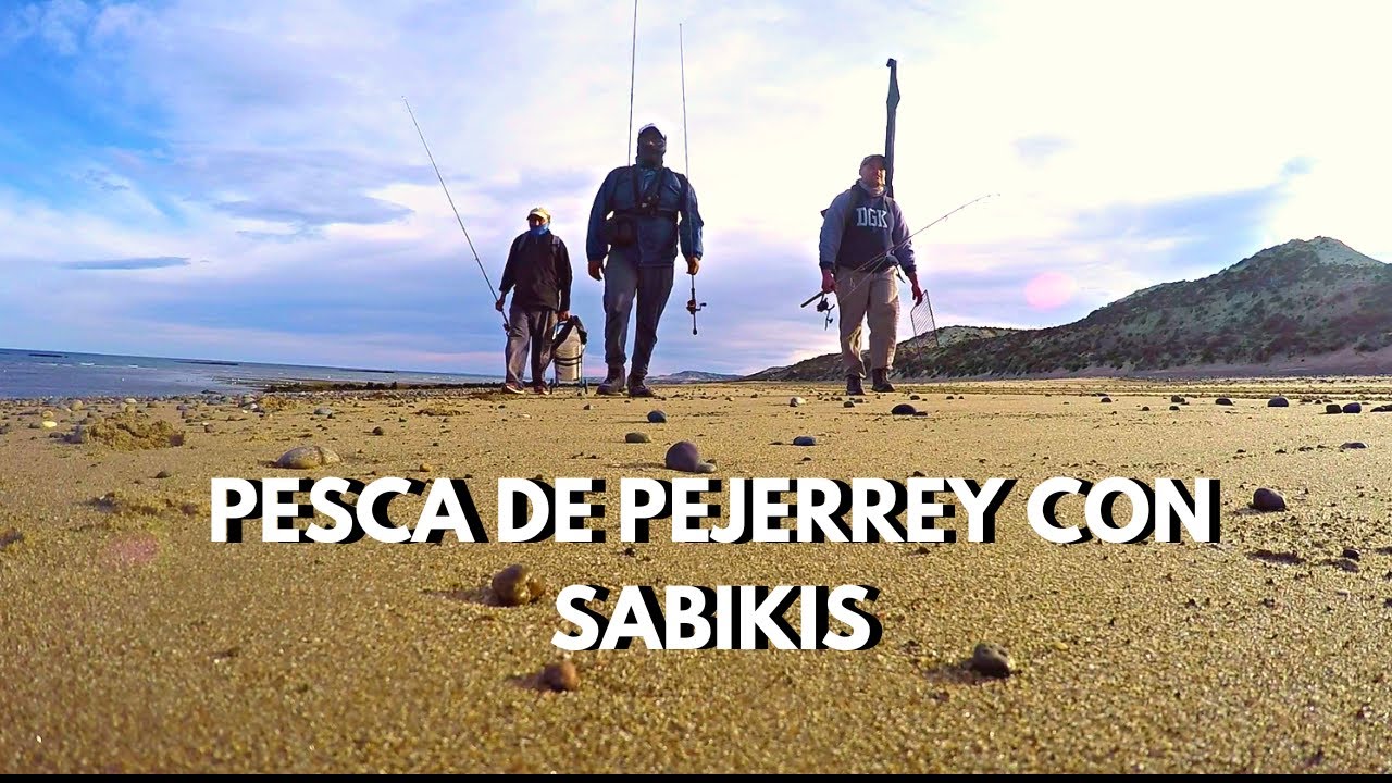 CAMINATA Y PESCA - PARTE # 2 - PESCA DE PEJERREY CON SABIKIS - PATAGONIA ARGENTINA