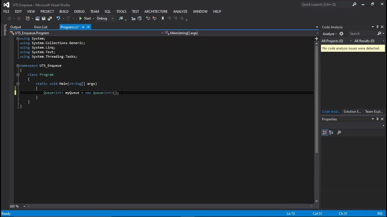 Tutorial menambah data Queue (Enqueue) di C oleh Erlangga Dwi Kusuma