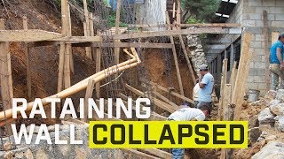 Retaining Wall Collapsed
