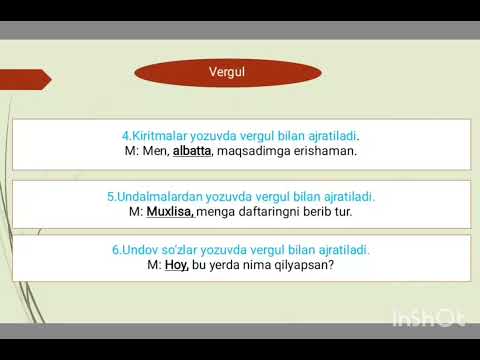 Video: Ochiq gapda qanday belgi ishlatiladi?