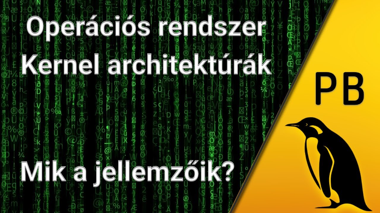 Operációs rendszer Kernelarchitektúrák - YouTube