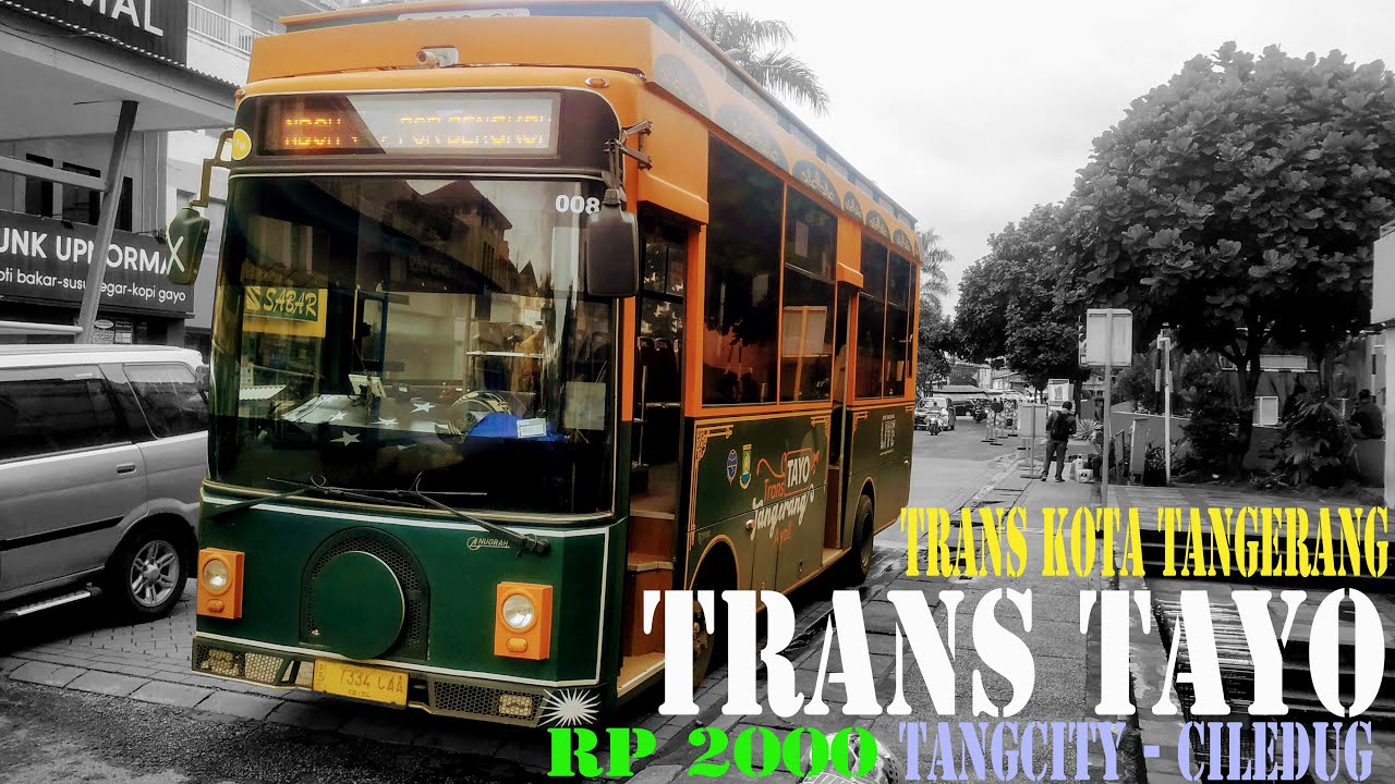 Bus Tayo Trans Kota Tangerang || Nyobain Bus Transportasi Murah Di Tangerang