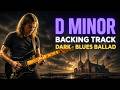 Dark Pink Floyd / Gilmour Style Backing Track Jam in Dm | Blues Ballad | Chord Changes | 12 min