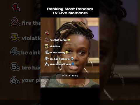 Ranking Most Random TV Live Moments