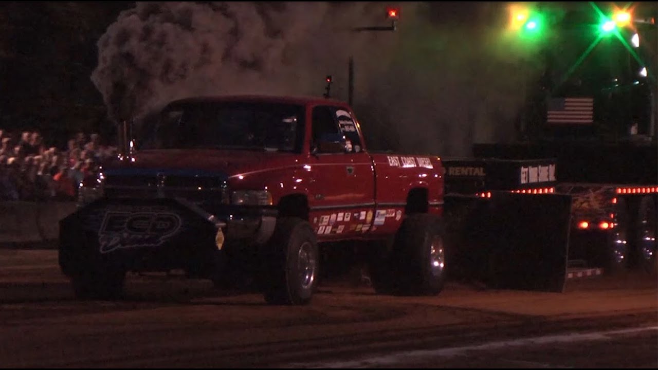 East Coast Pullers Pro Stock Diesel Truck Pull in Easton, MD on July 18, 2014 YouTube