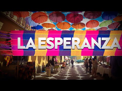 Desde esta PERSPECTIVA por el parque central de La Esperanza en Intibuca