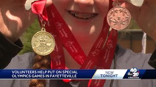 Special Olympics athletes compete in Fayetteville