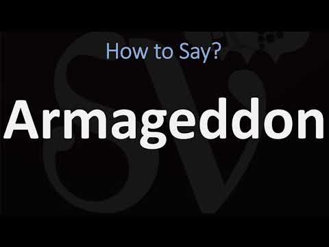 How to Pronounce Armageddon? (CORRECTLY)