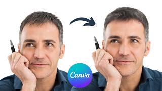 Canva Photo Editing Tutorial: Add More Hair & Fix Forehead Easily!