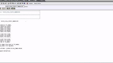SAP ABAP-OOPS Local Static Innerjoin Report(OO ABAP)
