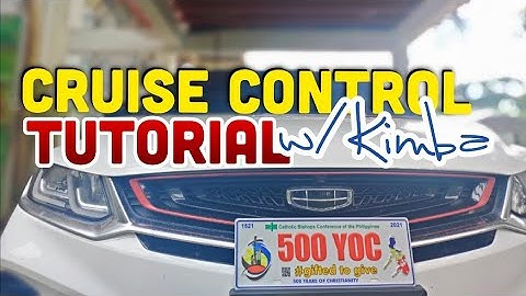 CRUISE CONTROL TUTORIAL WITH KIMBA
