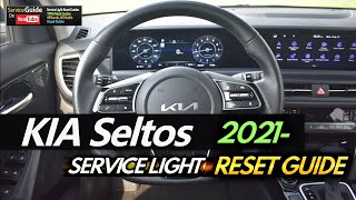 KIA Seltos Service Light Reset 2021- 2024