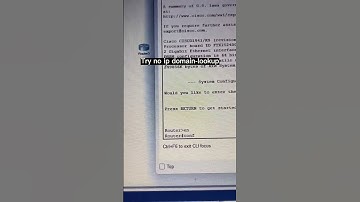 Disable Domain Lookup - Packet Tracer