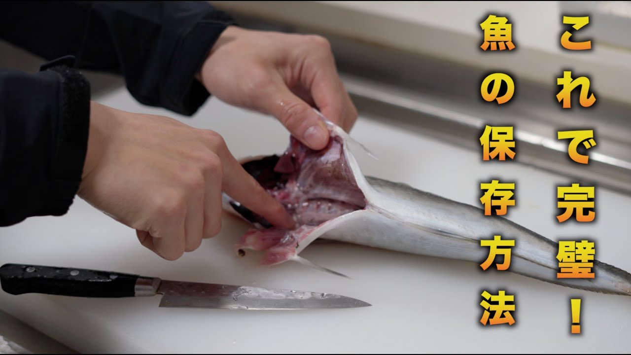 多分魚？冷蔵庫 Easy] How to store fish to keep it fresh - YouTube
