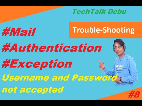 Springframework MailAuthenticationException | Username & Password not accepted Authentication failed