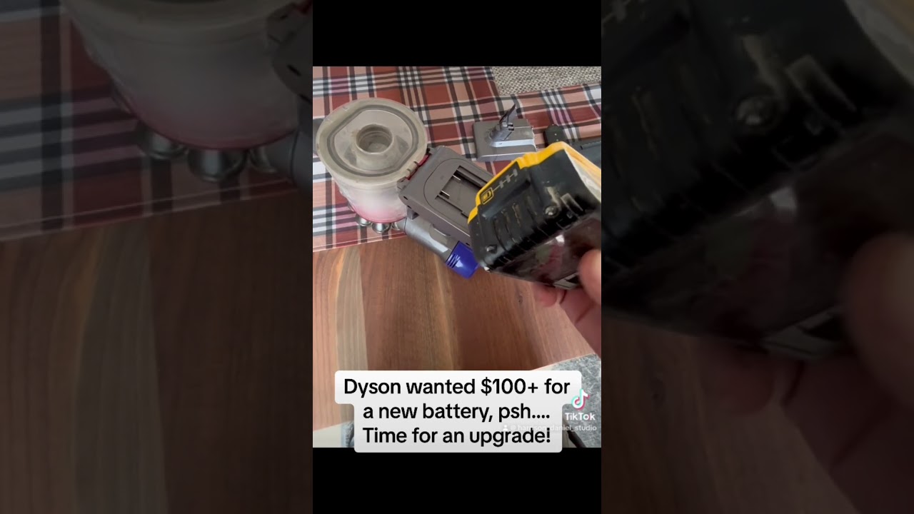 Replacing my Dyson battery charger, so now I can use Dewalt batteries. 