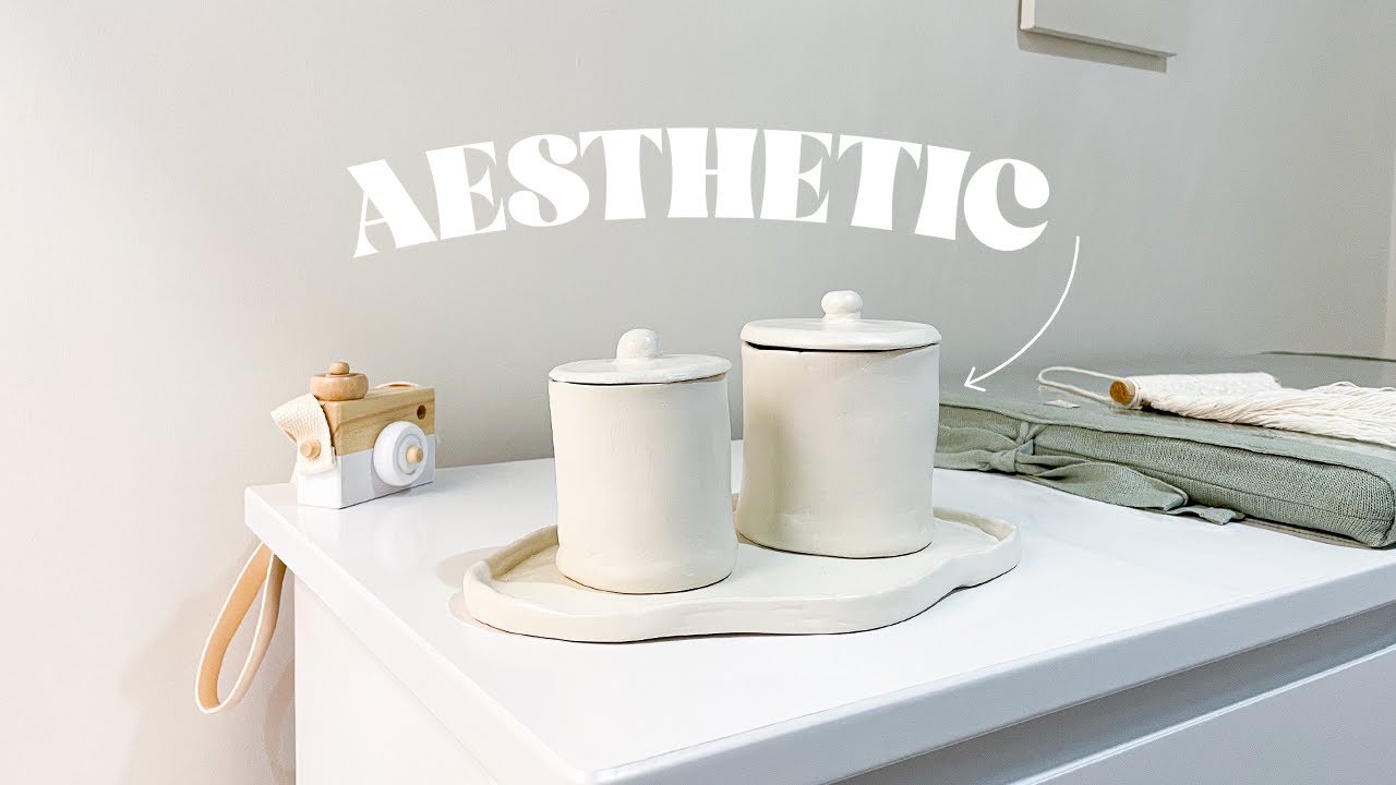 Como fazer bandeja e potes com CERÂMICA FRIA?