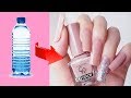 MAKE FAKE NAILS FROM PLASTIC BOTTLE / Cheap and Easy