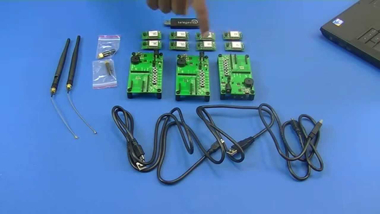 TELEGESIS ETRX357 ZigBee Dev Kit Getting Started Demo YouTube