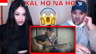 Kal Ho Na Ho - Sonu Nigham (Bollywood song) (fingerstyle cover) REACTION
