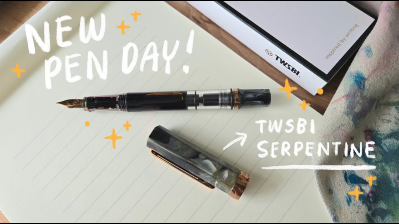 NEW* TWSBI Eco Serpentine: Unboxing, Reviewing & Refilling - YouTube
