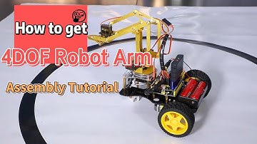 KEYESTUDIO 丨KS0520 4DOF Robot Arm Car Learning Kit-Charm from metal