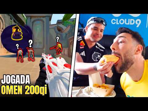 XAROLA COLOCOU A SALSICHA NA BOCA DO TCK! JOGADA ROUBADA DE OMEN LOTUS - VALORANT CLIPS