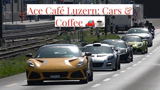 Cars & Coffee 2024, Ace Café Luzern: 2x Jaguar Project 8, Scuderia Spider 16m, GT3 RS, 720s