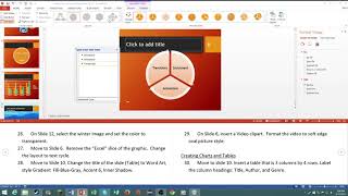 MOS_Microsoft Office Specialist PowerPoint 2013 Certification Test