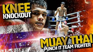 Muay Thai Knee Knockout | Phetchbuncha Stadium Koh Samui - Thailand