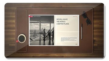 Corporate Brochure - Photo Slide Opener | After Effects template