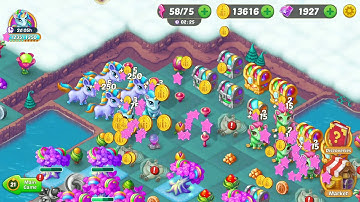 Ever Merge Unicorn Rush Event stage complete 6/10 & open Great chest