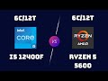 i5-12400F vs Ryzen 5 5600 – CPU Benchmark Showdown