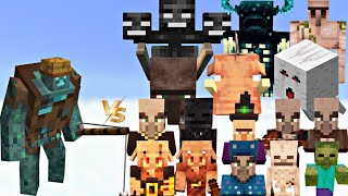 Great Minecraft Battle:angry angler vs all mobs #minecraft #viral