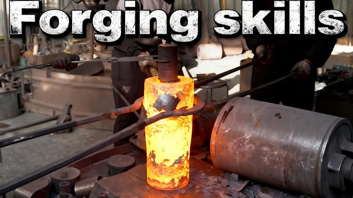 Inside the forging factory Watch This Crew Shape Glowing Steel With Perfect Timing #forging