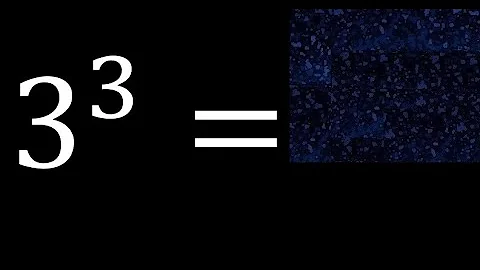 3 exponent 3 , number raised to the power, number above the number