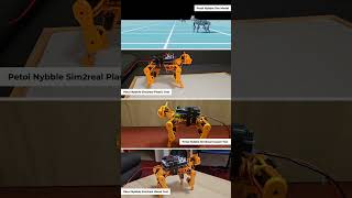 Sim-to-Real transfer achieved with Petoi's Nybble! Open Source Robot Cat Simulation