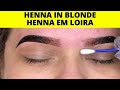 DESIGN DE SOBRANCELHAS HENNA OMBRE EM LOIRA | HENNA OMBRE EYEBROW DESIGN IN BLONDE