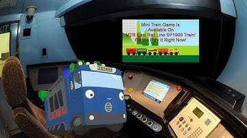 Tayo Strong Plays Mini Train Game By Hoodamath In MTR East Rail Line SP1900 Train Cab Simulator