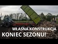 Skonstruował sam przyczepę i odwozi nam kamienie ! Ostatni klient w sezonie
