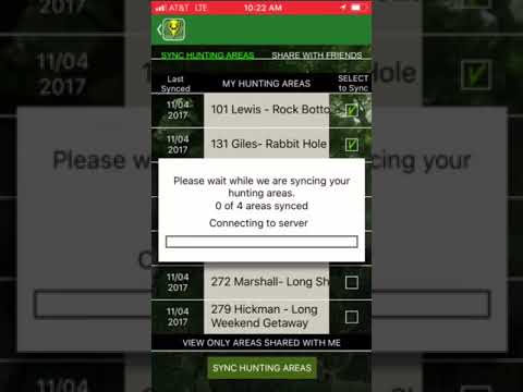 How to sync HuntStand maps on mobile phone