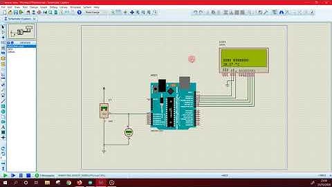 Project Sensor Suhu dengan Software Arduino IDE dan Proteus 8