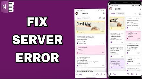 How To Fix And Solve OneNote App Server Error | Final Solution