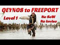 EVERQUEST - How to run from QEYNOS to FREEPORT at level 1 (No Buffs) on zero hour of a FRESH TLP