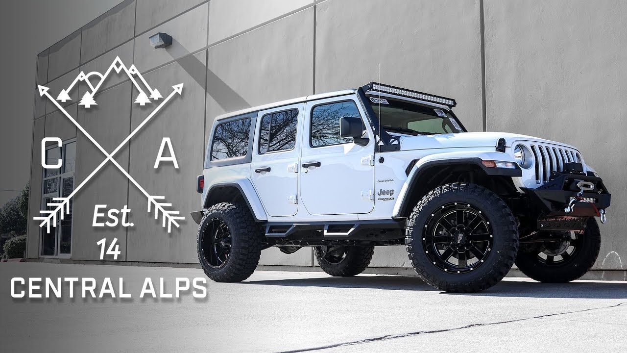2018 Lifted White Jeep Wrangler JL - Central Alps - YouTube