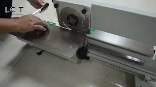 How to work about the Manuel V-Cutting Machine MV350