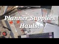 Planner supply accesories haul! #happyplanner #plannerhaul