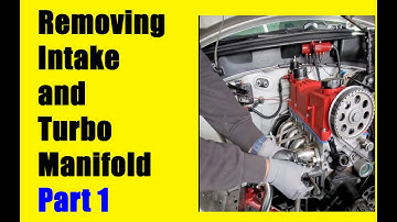 Removing Intake and Turbo Manifold - Part 1 - Ford Mustang SVO Powder Coated 2.3 L Turbo SVO